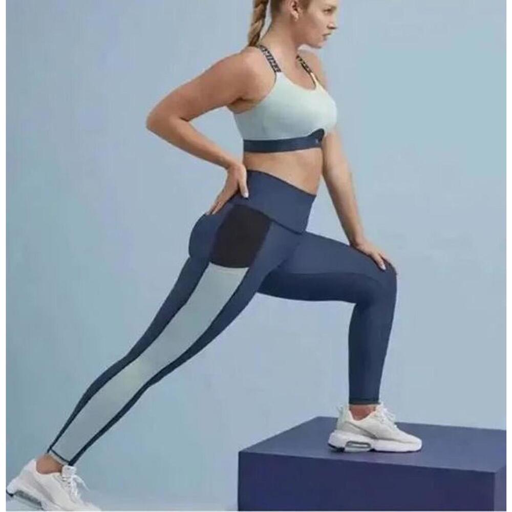 #2032 Thirdlove Kinetic Performance Colorblock Bl… - image 1